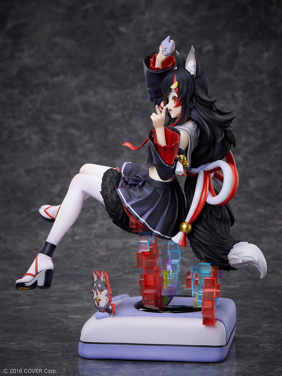Ookami Mio hololive figure – head and hair sculpt detail