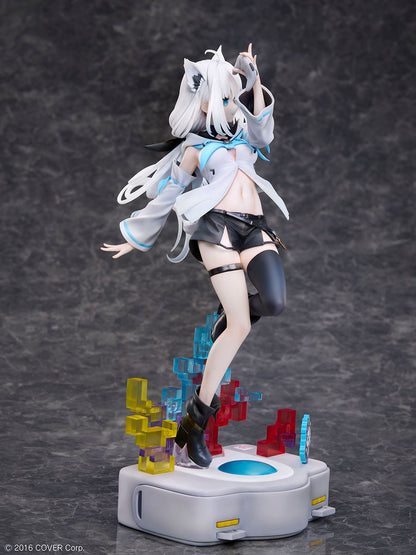 Shirakami Fubuki hololive figure – head and hair sculpt detail