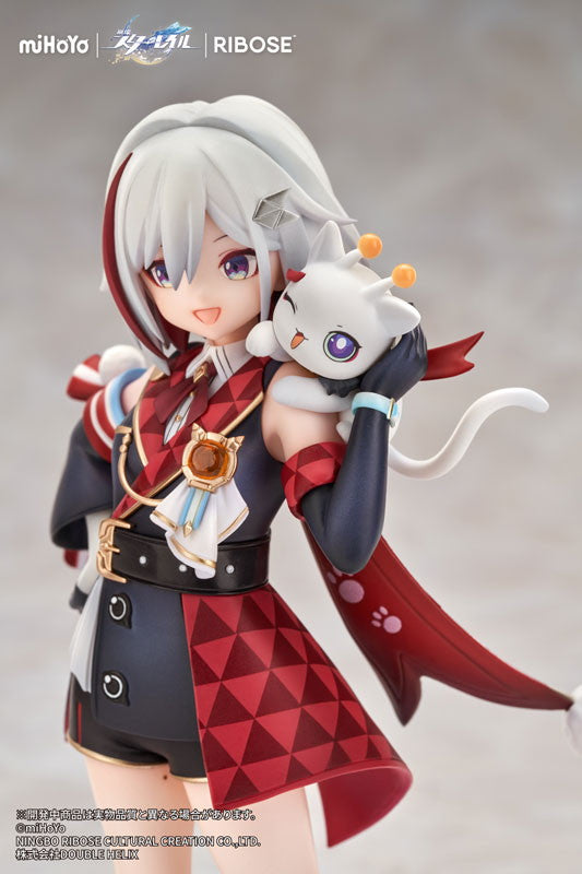 Topaz & Numby Honkai: Star Rail figure – head and hair sculpt detail