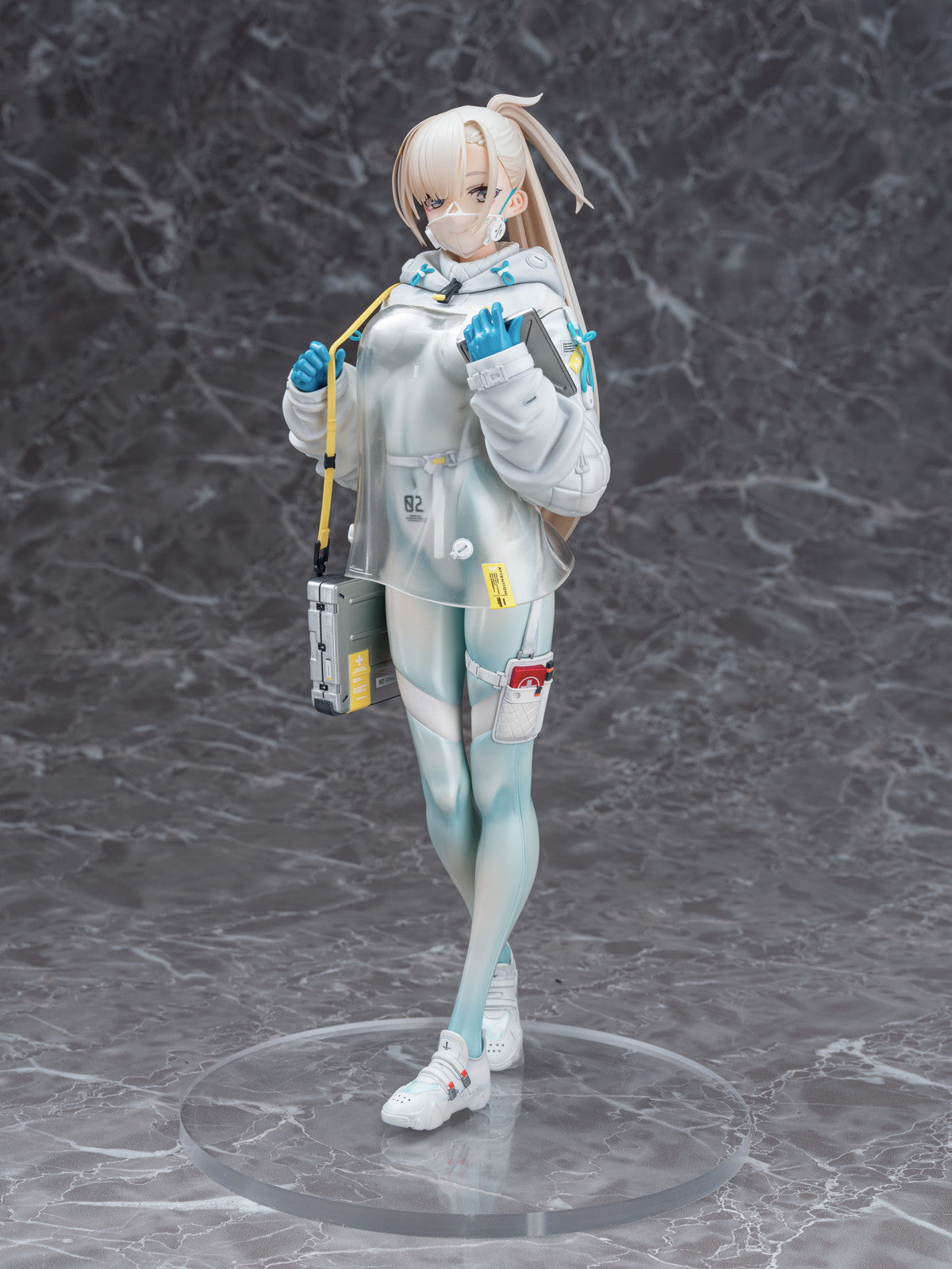 DR. Flower Imitation figure – head and hair sculpt detail