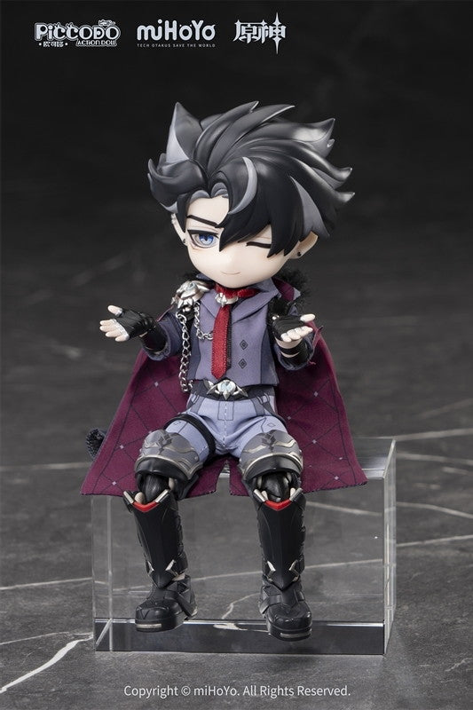 Wriothesley Genshin Impact figure – head and hair sculpt detail