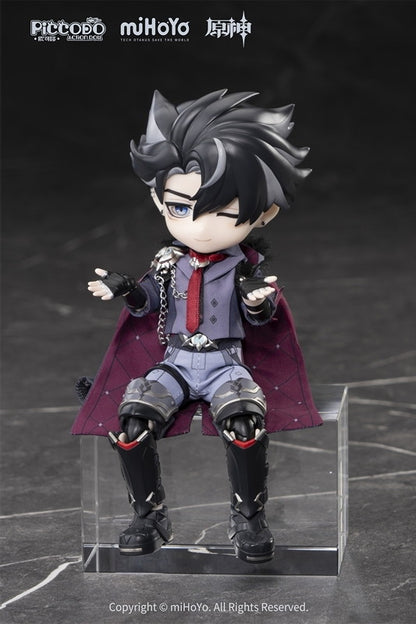 Wriothesley Genshin Impact figure – head and hair sculpt detail