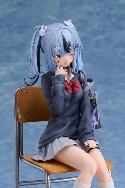 Niito Wai figure – head and hair sculpt detail