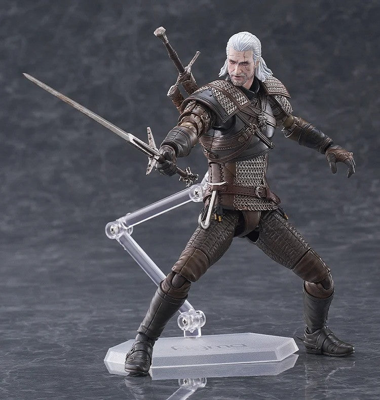 Geralt The Witcher 3 figure – head and hair sculpt detail