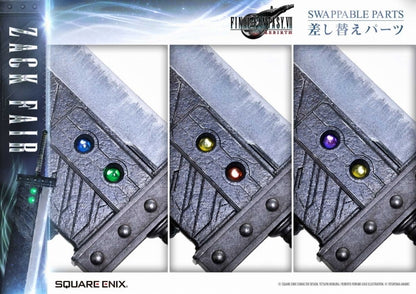 Zack Fair Final Fantasy VII figure – head and hair sculpt detail