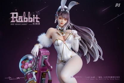 Bright Rabbit figure – head and hair sculpt detail