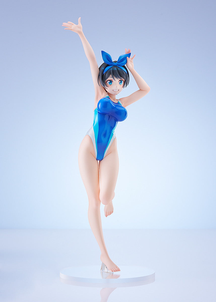 Ruka Sarashina Rent-A-Girlfriend figure – head and hair sculpt detail