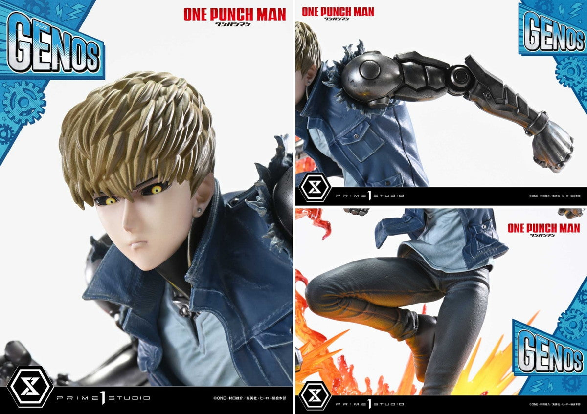 Genos One-Punch Man figure – upper body sculpt detail