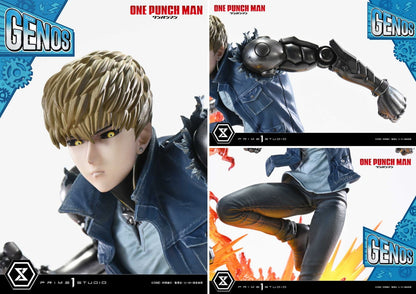 Genos One-Punch Man figure – upper body sculpt detail