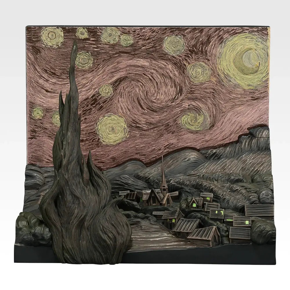 Vincent van Gogh Ichiban Kuji - Last One Prize: Starry Night diorama figure - Dark ver.