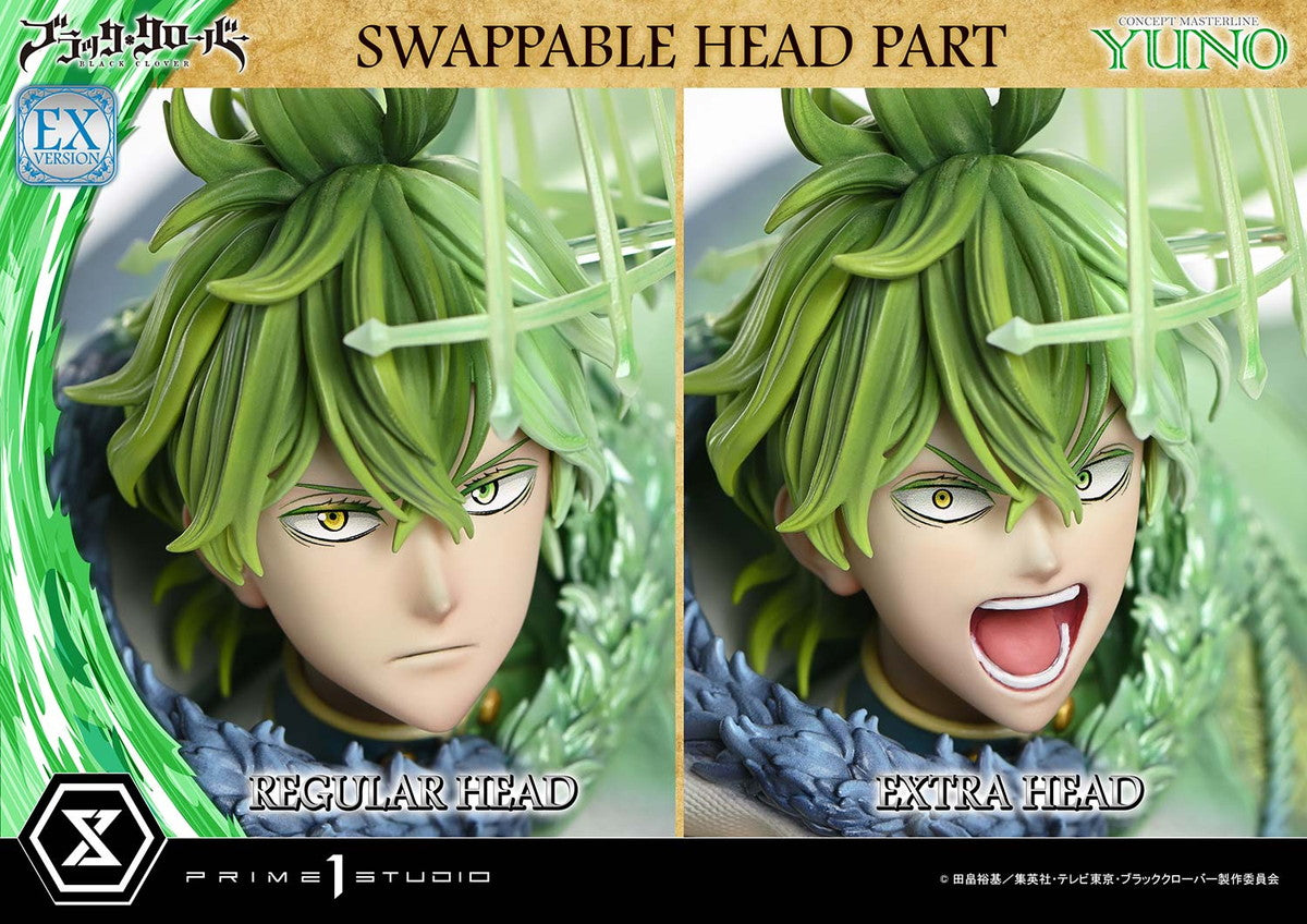 Yuno Black Clover figure – lower body sculpt detail