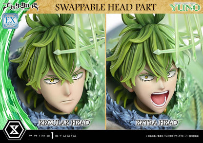 Yuno Black Clover figure – lower body sculpt detail