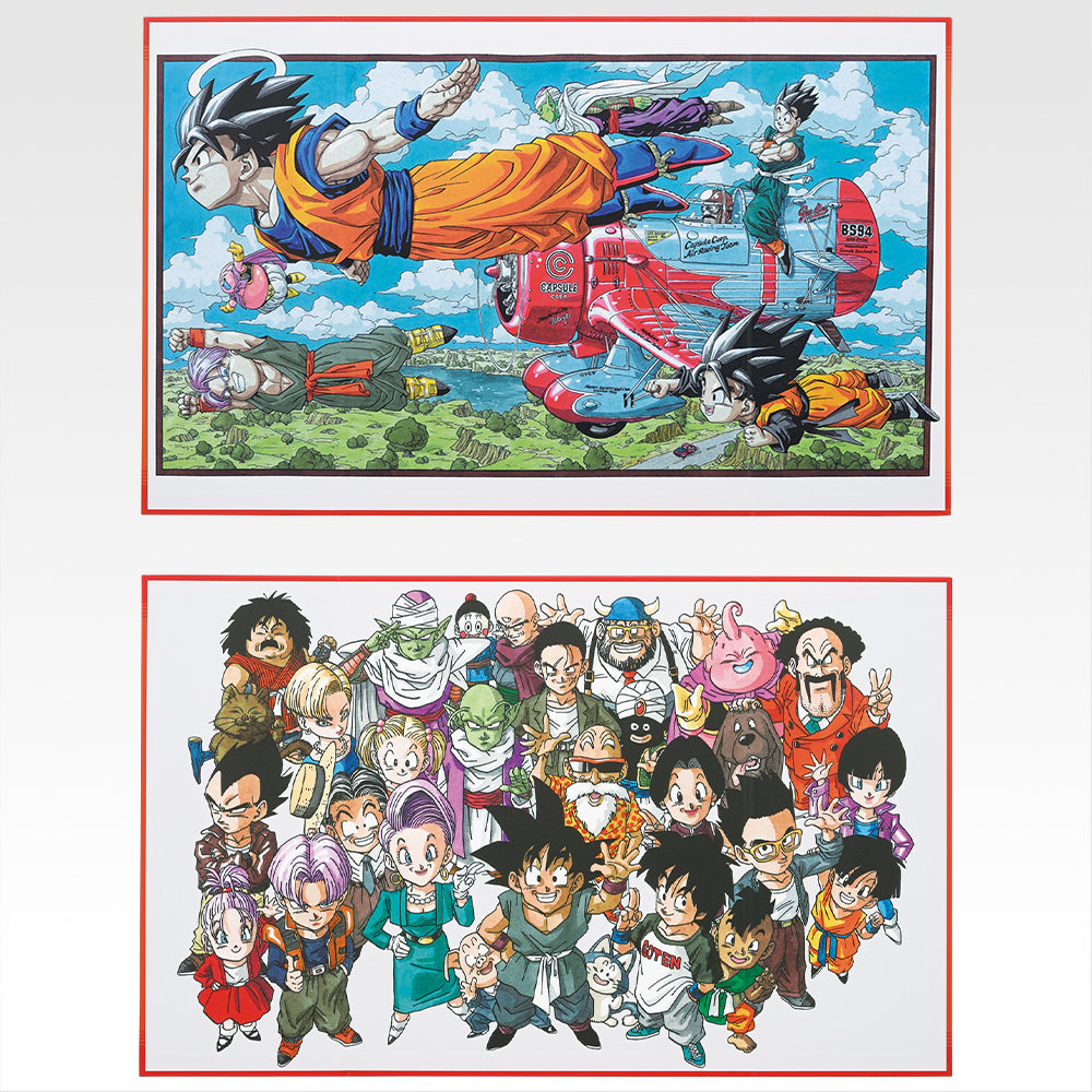 DRAGON BALL Ichiban Kuji C Prize: 40th Anniversary Double-Page Visual Board