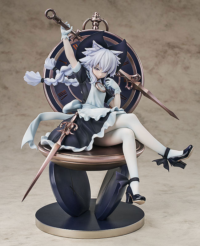 Clock Maid 1/7 figure, close-up of the face