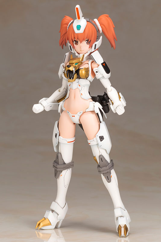 Cross Frame Girl GaoGaiGar model kit, three-quarter view