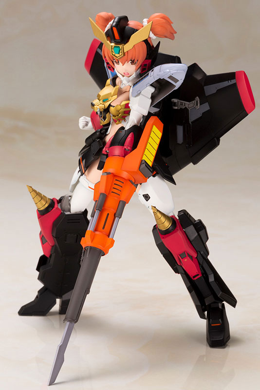 Cross Frame Girl GaoGaiGar model kit, back detail