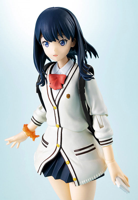 SSSS.GRIDMAN Rikka Takarada model kit, detail of the hair and skirt sculpt