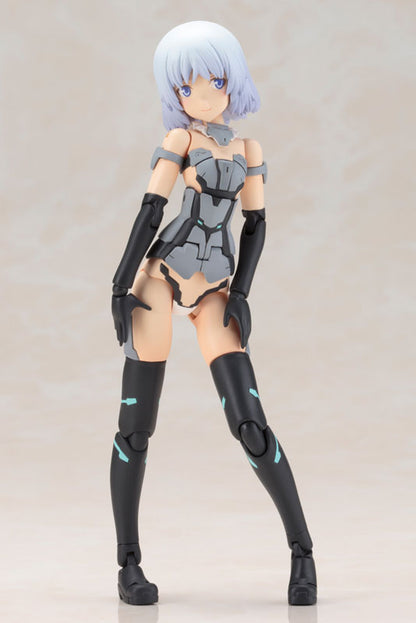 Frame Arms Girl Materia model kit, close-up of an alternate face part