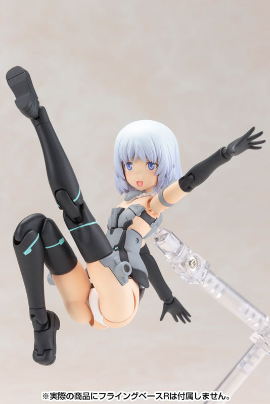Frame Arms Girl Materia model kit, detail of the hip sliding joint