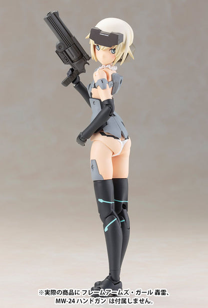Frame Arms Girl Materia model kit, decal detail on the eyes