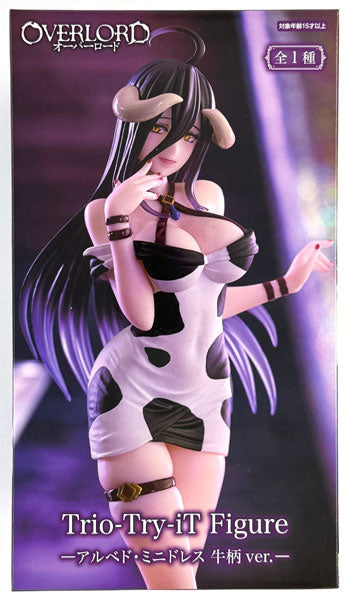 Overlord Trio-Try-iT Albedo Mini Dress Cow-Print Ver. Prize Figure | FuRyu