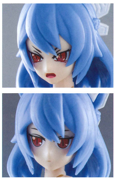 ATK Girl Four Symbols Byakko 1/12 model kit, upper body detail