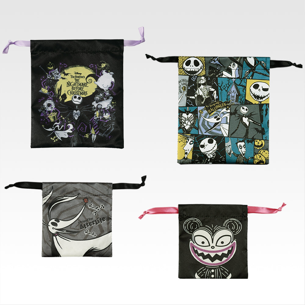 Tim Burton’s The Nightmare Before Christmas Ichiban Kuji Prize F: Drawstring Pouch Assortment