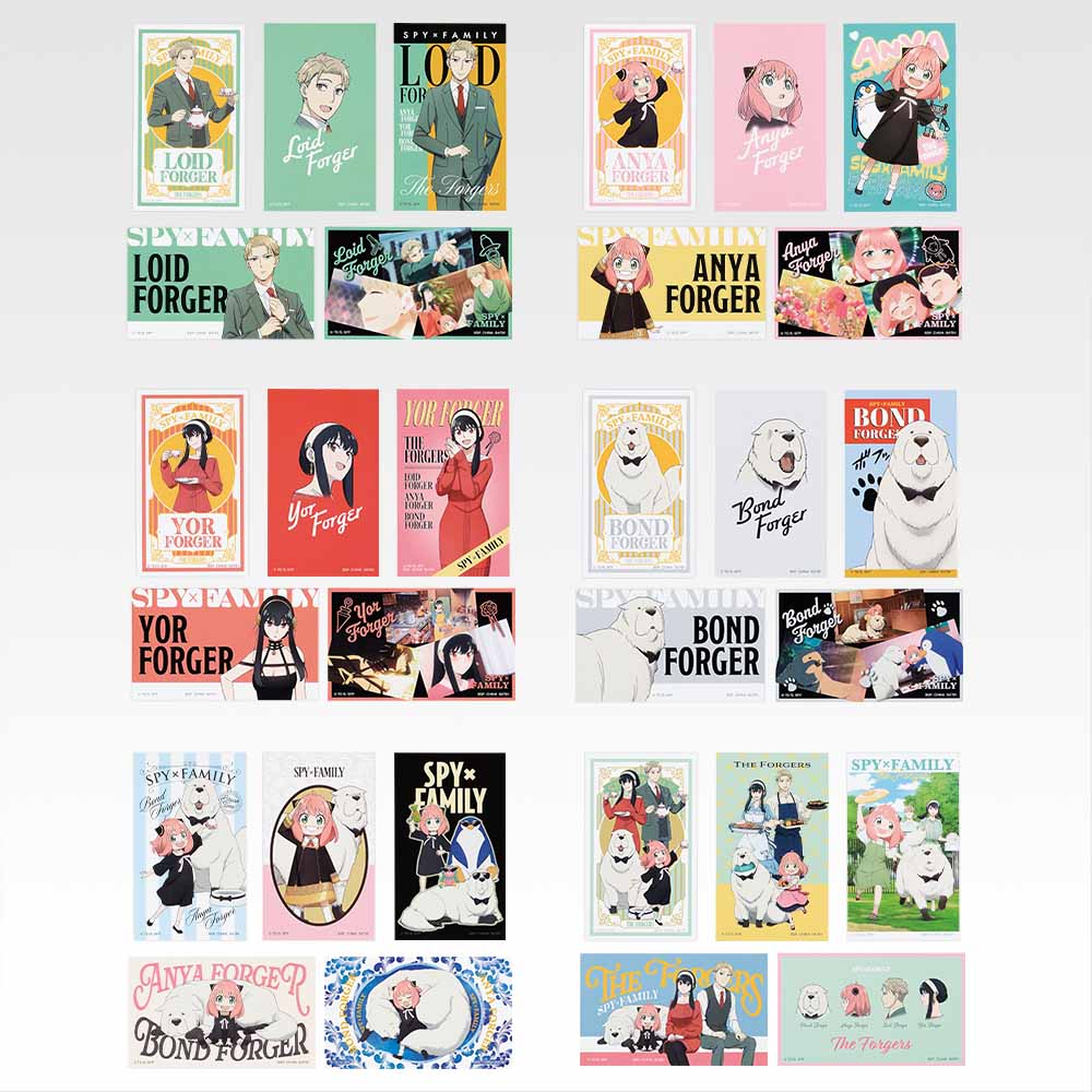 SPY×FAMILY Ichiban Kuji Prize F: Sticker Set