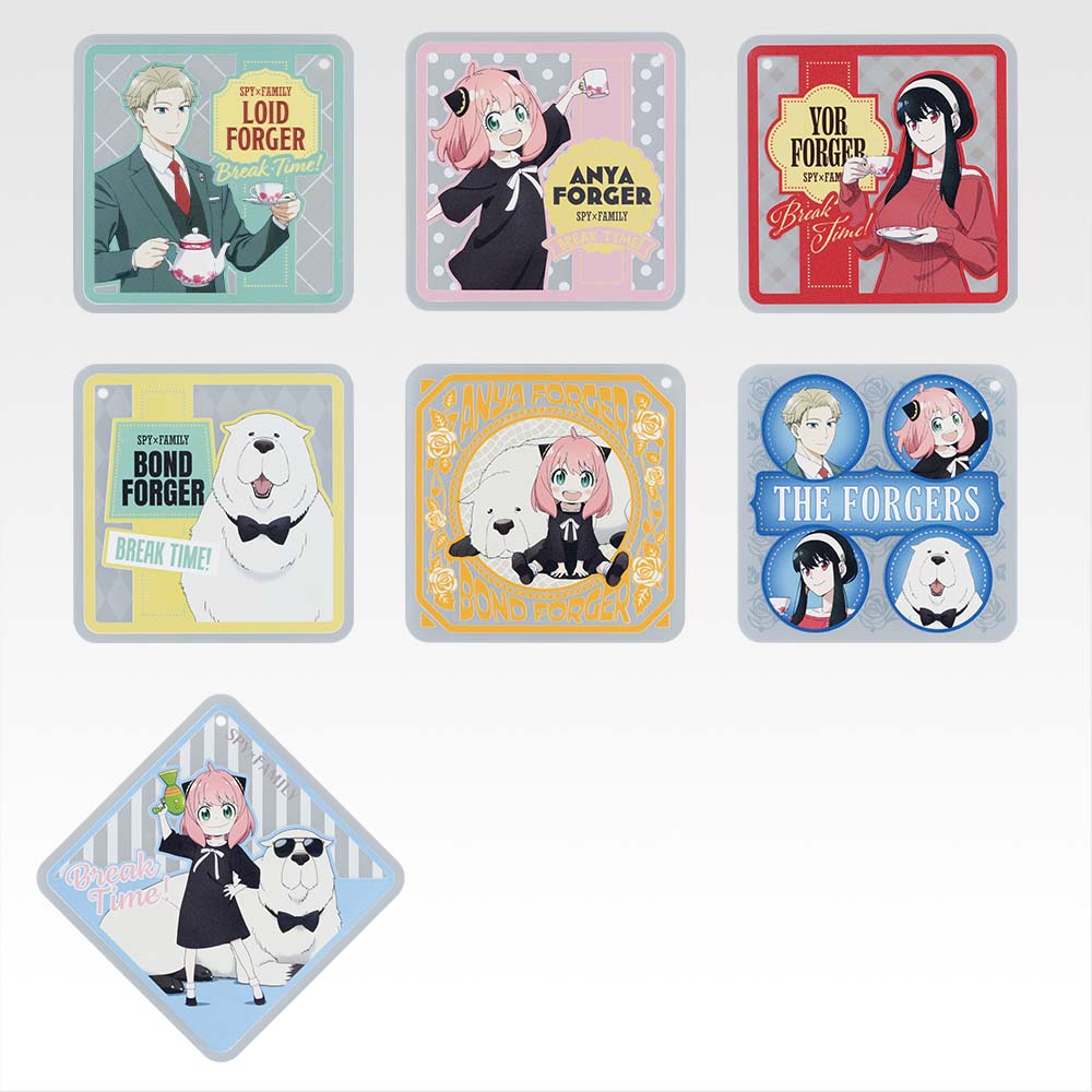 SPY×FAMILY Ichiban Kuji Prize G: Rubber Coaster