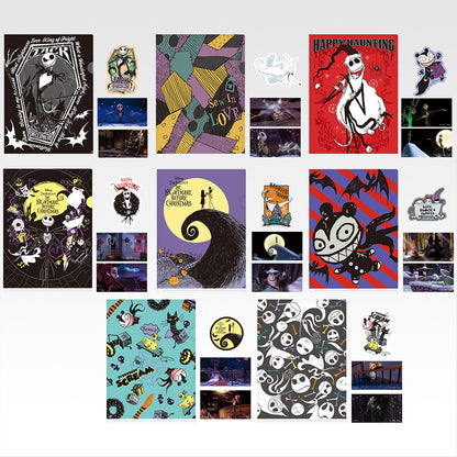 Tim Burton’s The Nightmare Before Christmas Ichiban Kuji Prize H: Clear File &amp; Sticker Set