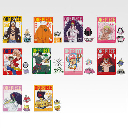 ONE PIECE Ichiban Kuji Prize J: Clear File &amp; Sticker Set