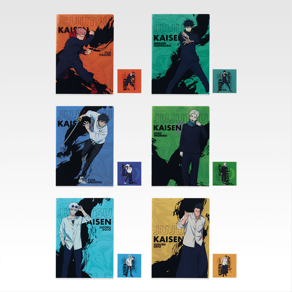 JUJUTSU KAISEN Ichiban Kuji Prize K: Clear File &amp; Sticker Set