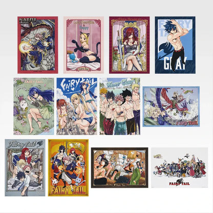 Fairy Tail Ichiban Kuji F Prize clear poster, one design in the assortment