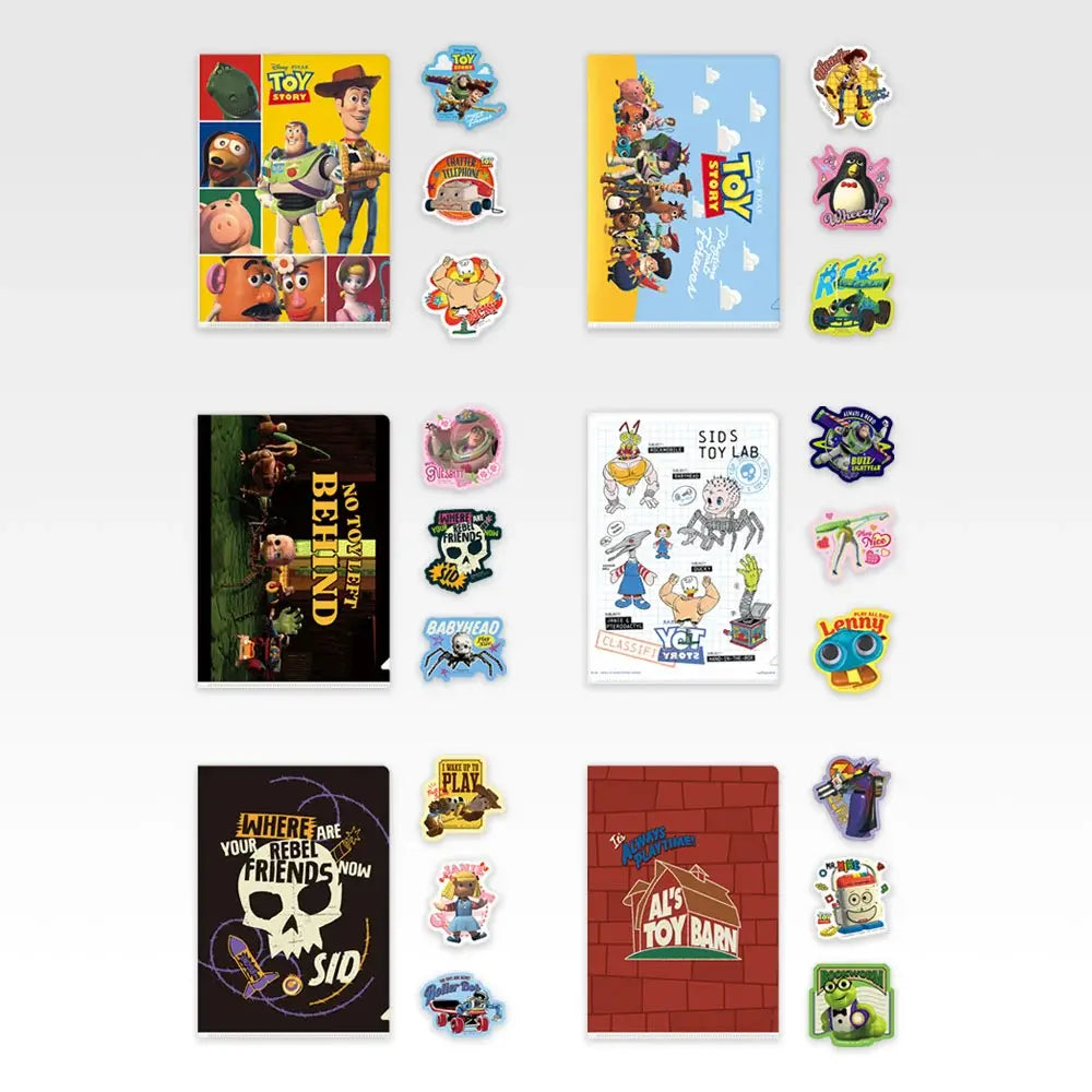 Toy Story Ichiban Kuji Playtime Pals Forever clear file and sticker prize