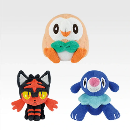 Pokemon 30th Anniversary vol.2 Ichiban Kuji - E Prize: Alola region starter-trio plush
