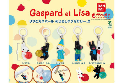 Gaspard and Lisa Mejirushi Accessory 2 gashapon by Bandai, full lineup