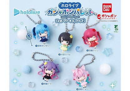hololive Gashapon Palette Fairy Swing 2 gashapon by Bandai, full lineup of all 5 types
