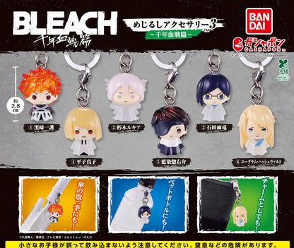 BLEACH Thousand-Year Blood War marker charms - full lineup of all six designs