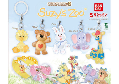 Suzy's Zoo Mejirushi Accessory 2 gashapon by Bandai, full lineup of 5 types