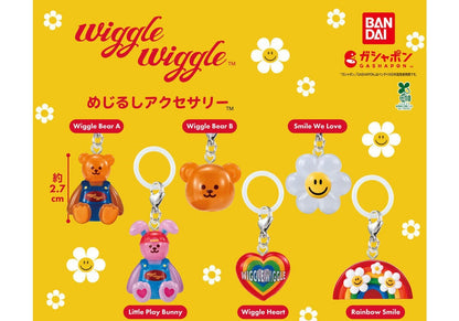 wiggle wiggle marker charms gashapon - full lineup of all six designs