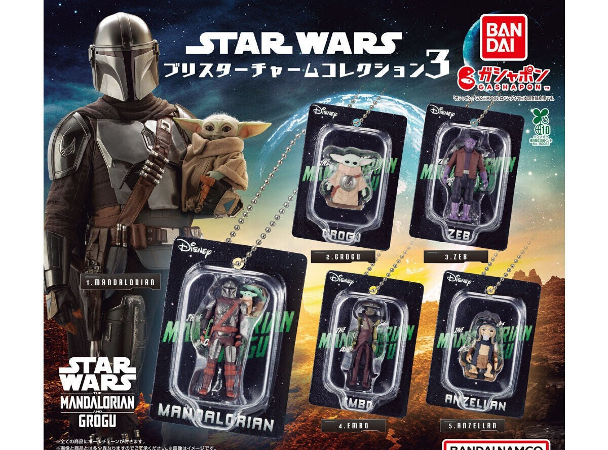 Star Wars Blister Charm Collection 3 gashapon - full lineup of all five designs