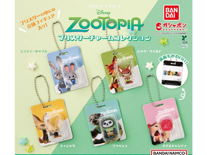 Zootopia Blister Charm Collection gashapon by Bandai, full lineup of all 5 charm designs