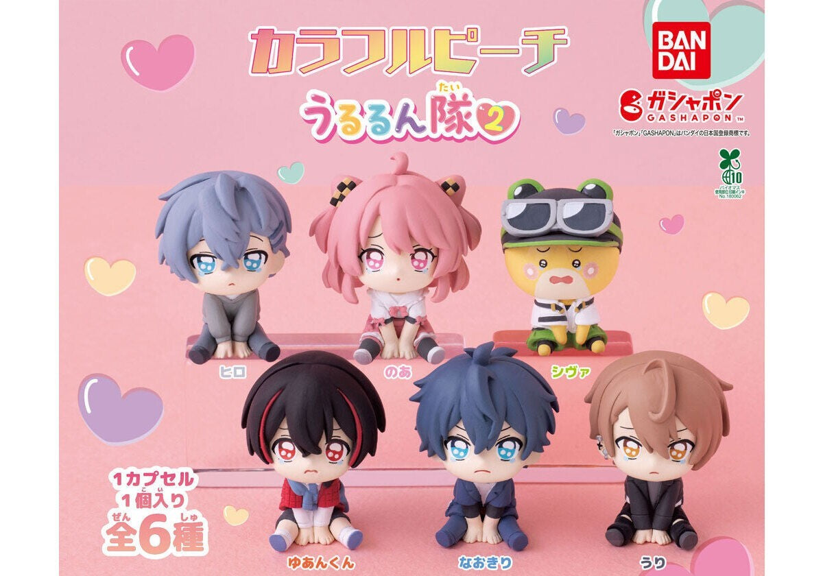 Colorful Peach Ururun-tai 2 gashapon - full lineup overview