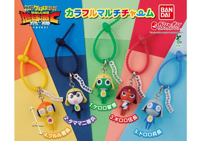 Sgt. Frog Keroro Colorful Multi Charm gashapon - full lineup of all five designs