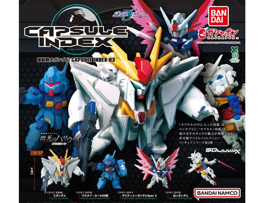 Mobile Suit Gundam Capsule Index 03 gashapon - full lineup of all four designs