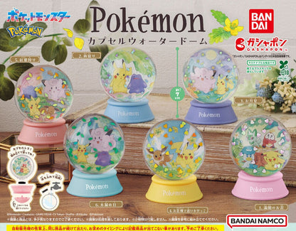 Pokemon Capsule Water Dome gashapon - full lineup of all six seasonal designs