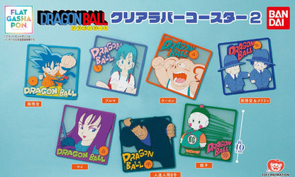 Dragon Ball Clear Rubber Coaster 2 - full lineup of all seven designs