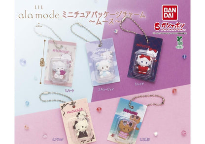 Lil ala mode Miniature Package Charm Mousse gashapon by Bandai, full lineup of 5 types