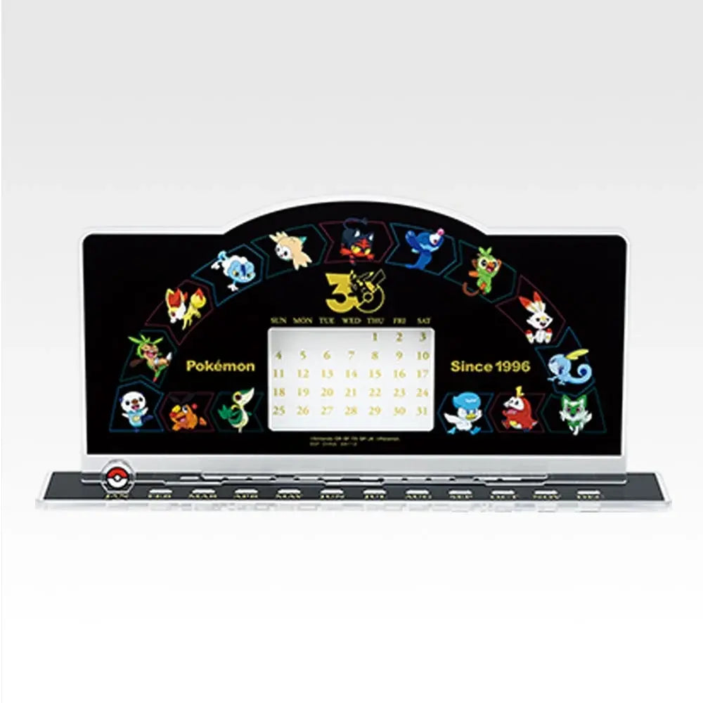 Pokemon 30th Anniversary vol.2 Ichiban Kuji - A Prize: 30th Anniversary acrylic perpetual calendar