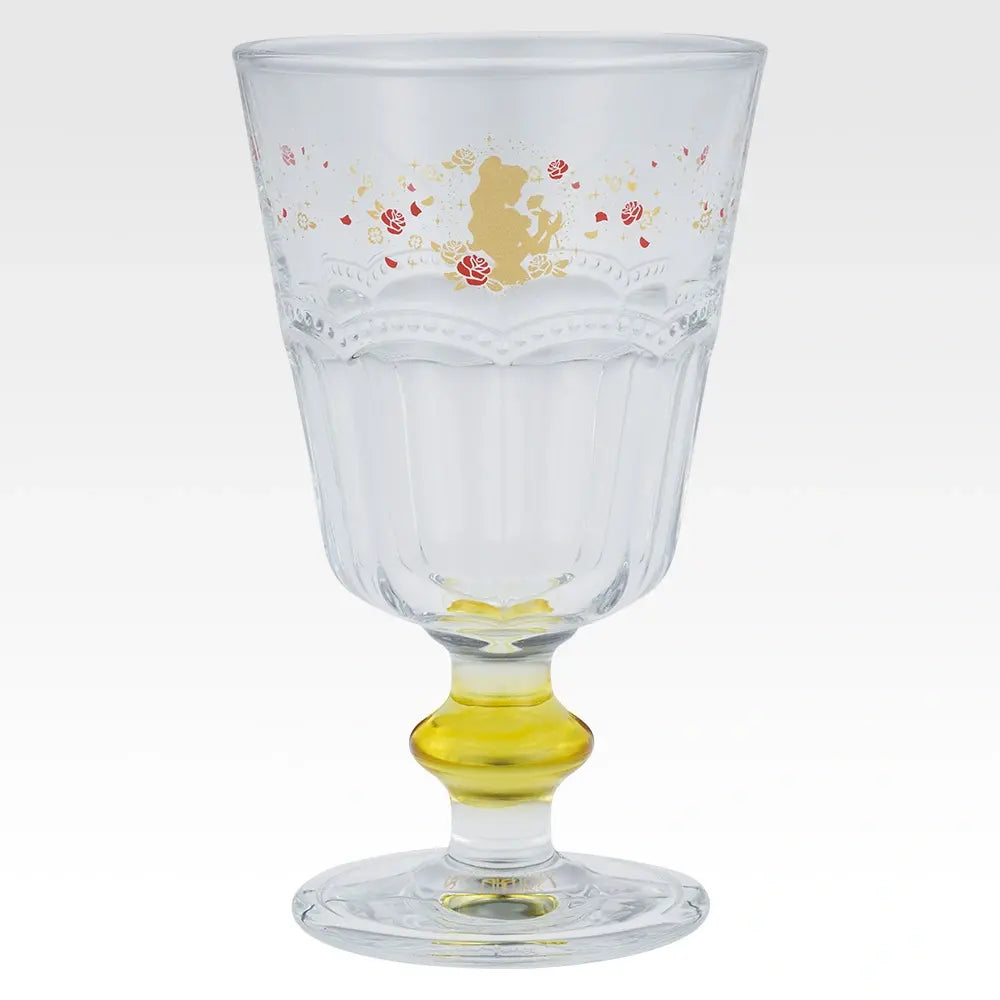 Disney Princess Ichiban Kuji Enchanted Glow D Prize Belle goblet-style glass